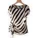 Women's Clothing Summer Holiday Style Twill Shirt With Short Sleeve Top_ecoleips.com