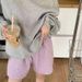 2024 New Summer Shorts Pajamas Cotton Women Shorts Women's Bottoms Soft Pants Plaid Print Loose Pants Womens Pajama Pant_ecoleips.com
