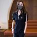 Trendy New Casual Sportswear Set, High-end Black Lapel Zipper With Unique Lines, Short-sleeved Two-piece Women's Outfit_ecoleips.com