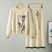 Women’s Clothing gentle style knitted suit new women's spring sweater skirt dress two piece suit_ecoleips.com
