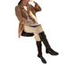 Korean Chic Autumn And Winter Niche French Retro Lapel Suede Casual Versatile Elegant Women's Blazer_ecoleips.com