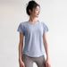 Women's Summer Thin Sportswear Quick Drying Slimming Stretchy Short Sleeve Outdoor Clothing Loose Fitting Running Clothes Yoga Wear_ecoleips.com