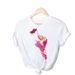 Cross-border Fashion Women's Clothing In Harajuku Style, Spring-summer White 3D Makeup Eyeshadow Outfit For Women_ecoleips.com