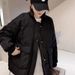 Plus Size Fat Sister European Style Melard Jacket Women 2025 Spring Winter Down Cotton Coat Top_ecoleips.com
