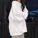 Heavy Round Neck Fleece Sweater Women's Jacket Korean Version Trendy Loose Lazy Top_ecoleips.com