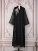 MT567 Elegant Rhinestone Beaded Maxi Dress for Malaysian Women Casual Everyday Wear_ecoleips.com