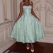 New Arrival Women's Elegant Mid-Length Dress Spaghetti Strap Light Luxury For Banquets Weddings Proms_ecoleips.com