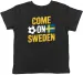 Women's T-Shirts Come On Sweden Supporter Football Fan Kids T-Shirt Boys Girls Gift_ecoleips.com