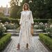 Women's Clothing Elegant High-End Women's Silk Linen A-Line Dress Long Skirt With Starry Sky Rhinestone Buttons Autumn Winter Fashion_ecoleips.com