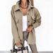 Women's Belted Wool-Blend Trench Coat – Single-Breasted Notch Lapel Long Sleeve Jacket, Elegant & Versatile (7 Colors, S-3XL)_ecoleips.com
