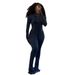 Aria Basics Aria Basics 2025 European And American Spring Summer Cross-Border Sports Casual Women's Wear Sexy Tight Long Sleeve Flared_ecoleips.com