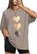WIHOLL Oversized Tshirts For Women Summer Crew Neck Short Sleeve Graphic Tees Casual Loose Fit Workout Tops 2026_ecoleips.com