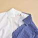 Women's Clothing Female Splicing Two Piece Shirt Slim Matching Two Piece Suit_ecoleips.com