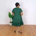 Women's Clothing Round Neck Ruffle Loose Large Size Dress_ecoleips.com