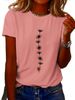 Summer European And American Cross-border Foreign Trade Wholesale T-shirts, Round-neck Casual Plus-size Loose_ecoleips.com
