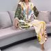 Printed Long-Sleeve Shirt, Loose Casual Women's Fashion Suit, Women's Two-Piece Set_ecoleips.com