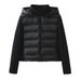 Slim-Fit Hooded Puffer Jacket For Women – Minimalist & Versatile Long Sleeve Coat, Lightweight Polyester Blend For Fall & Winter_ecoleips.com