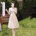 Champagne Color 2025 Wedding Female Bride Sister Group Bridesmaid Graduation Performance Dress_ecoleips.com