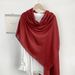 Textured Cotton Linen Scarf Long Gauze Warm Shawl Solid Casual Headscarf For Women Muslim Fashion New Export Style Single Color_ecoleips.com