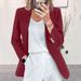 In-stock European American Cross-border Autumn And Winter New Corduroy Cardigan, Elegant Slim-fit Solid Color Casual_ecoleips.com