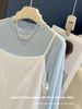 Design Sense Irregular Vest Skirt Women's Summer New Slim-fitting Versatile Stacked Wear Bottom T-shirt Suspender Two-piece Set_ecoleips.com