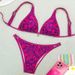 Women's High-End Bikini European American Style Printed Swimwear Sexy Beachwear_ecoleips.com