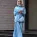 Women's Clothing Summer New Satin Long Sleeved Dress Fashionable Waist Drape Long Skirt Suit Female_ecoleips.com