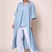 Women's Solid Color V Neck Shirt Long Sleeved Cotton Linen European American Shorter In Front Longer In Back_ecoleips.com