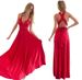 In-stock European And American Multi-style Sexy Stunning Multi-strap Bandage Red Long Dress Gown_ecoleips.com