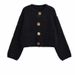 Oversized Knit Cardigan With Patch Pockets – Chunky Button-Up Sweater For Effortless Layering_ecoleips.com