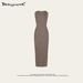 2025 Summer European And American Retro Kardashian Sexy Hot Girl Sleeveless Black Bodycon Inner Long Dress For Women_ecoleips.com