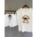 Women's Clothing Printed Casual Sports Suit Short Sleeved Shorts Fashion Two Piece Suit_ecoleips.com