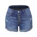 2025s 2025 New Super Hot Stretch Ripped Women's Denim Shorts_ecoleips.com