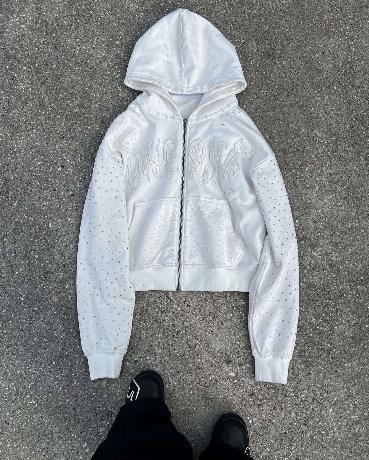 Women's Clothing Street Style Hooded Sweatshirt With Unique Design, Trendy Loose Fit, New Zip Up Cardigan, Unisex Sweatshirt For Autumn And Winter._ecoleips.com