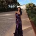 Women’s Clothing Sexy Burning Flower Sling Oblique Shoulder Flower Long Dress Dress_ecoleips.com