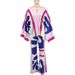 Plus Size Fashion Pant Set V Neck Long Sleeve Top With Wide Open Slit Flared Pants For Women_ecoleips.com
