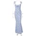 2025 Summer Hot Item New Small Floral Suspender Large Swing Skirt Dress Women's Clothing_ecoleips.com