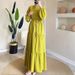 Women's Clothing Autumn And Winter New Products Robe Solid Color Fashion Temperament Dress_ecoleips.com