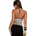 Aria Basics Aria Basics In-stock Casual Spring-summer Loose-fitting Strapless Sequined New Cross-border 2026 European And American INS Printed_ecoleips.com