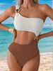 Women's Clothing Snake Cloth Hollow Sexy One Piece Swimsuit Bikini Swimsuit Women_ecoleips.com