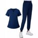 Women's Clothing V Neck Long And Short Sleeves Dental Hospital Nurse Uniform Medical Washing Clothes Suit_ecoleips.com