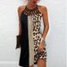 2024 Summer National Wind Positioning Printing Mesh Belt Sleeveless Casual Dress_ecoleips.com