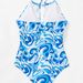 Women's Clothing One-Piece Bikini Hollow Out Neck Hanging Strap Swimming Suit_ecoleips.com
