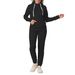 Women's Clothing Women's Autumn Winter Hooded Sweatshirt Casual Fashion Two Piece Set European American Style_ecoleips.com