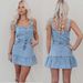 K New Temperament Commuting Fashionable Camisole Spicy Girl Denim Women's Dress_ecoleips.com