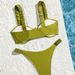 American Style Women's Clothing Three Piece Swimsuit 2026 Solid Color Bikini Halter Sports Style One Two Piece Beachwear_ecoleips.com