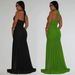 Women's Clothing Summer Mesh Sexy Slit Solid Color Dress_ecoleips.com