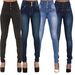 Women's Clothing Feminine High Waist Slim Elastic Plus Size Jeans_ecoleips.com