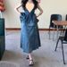 Denim Dress For Women Summer New Thin Petite Fashion Hot Girl Slimming Strap Half Skirt Two-Piece Set_ecoleips.com