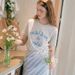 Korean Niche Brand Rolan* Jang Won-young's Same Style Casual Versatile Round-neck Short-sleeve T-shirt With_ecoleips.com